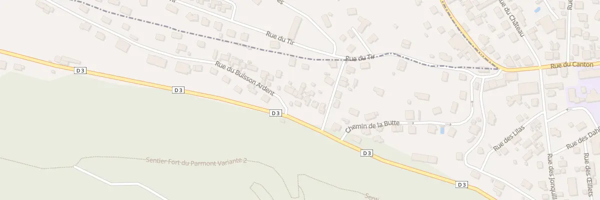 Plan du 2 Rue du Buisson Ardent à Remiremont