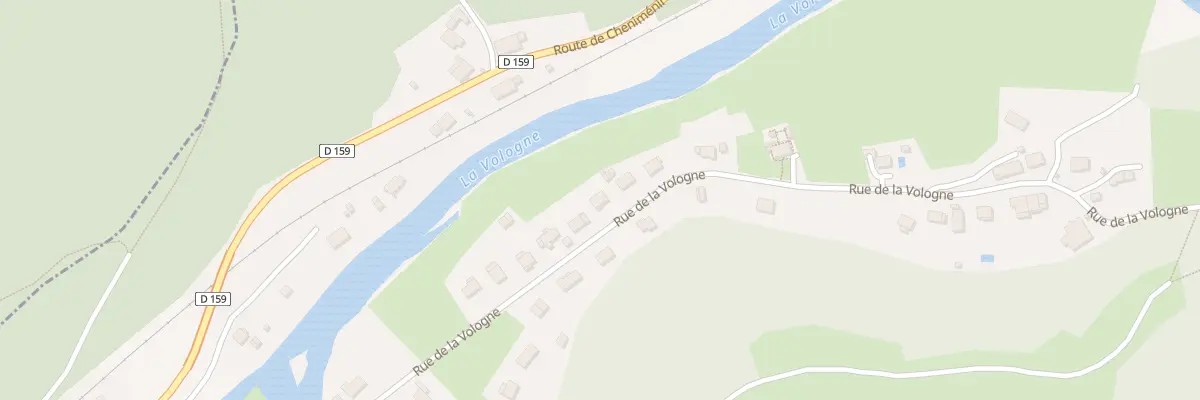 Plan du 21 Rue de la Vologne à Jarménil