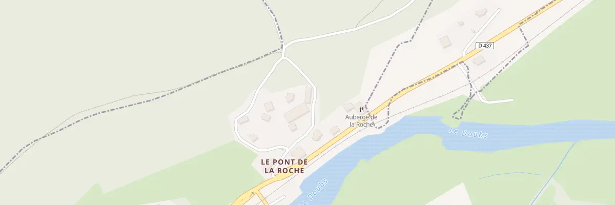 Plan du 13 Le Pont de la Roche à Grand’Combe-Châteleu