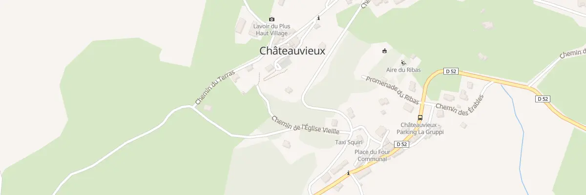 Plan du 214 Che du Plus Haut Village à Châteauvieux