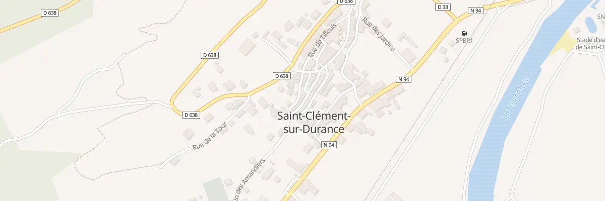 Plan du 47 Rue de Bacchus à Saint-Clément-sur-Durance
