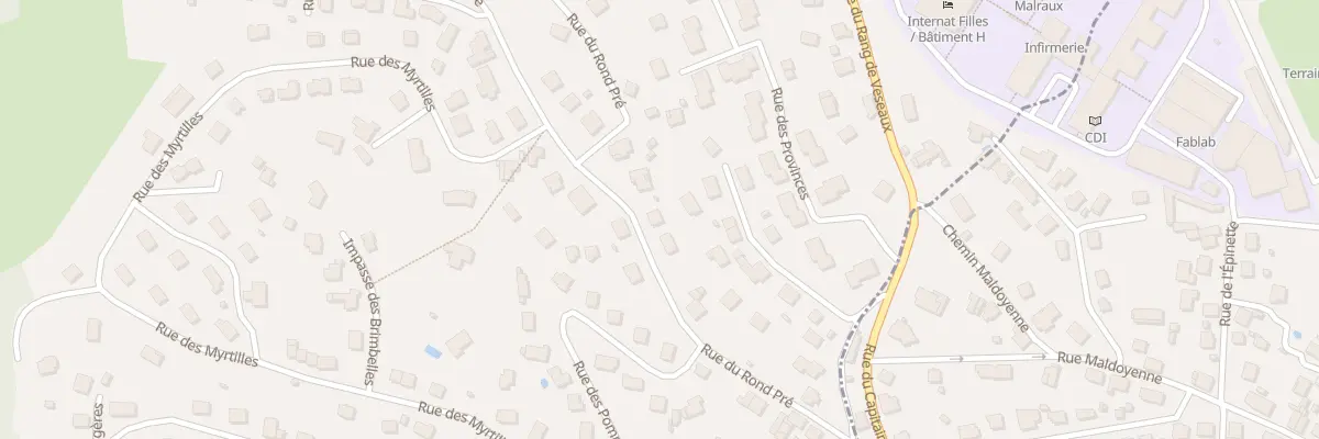 Plan du 20 Rue du Rond Pré à Saint-Nabord
