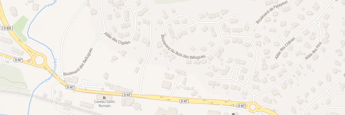 Plan du 48 Bd du Bois des Bellugues au Muy