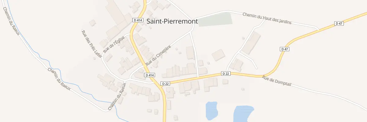 Plan du 9 Rue de Domptail à Saint-Pierremont
