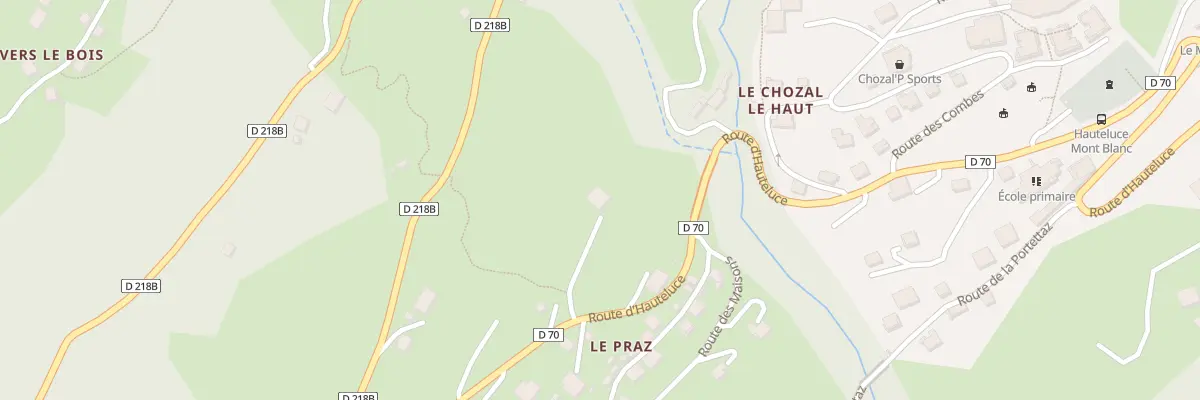 Plan du 2665 Rte d’Hauteluce à Hauteluce