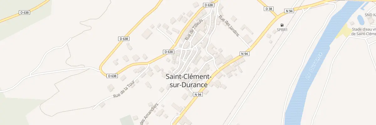 Plan du 39 Che des Amandiers à Saint-Clément-sur-Durance