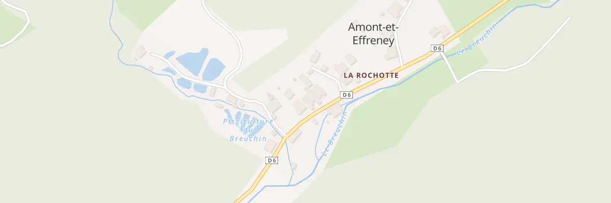 Plan du 21 La Rochotte à Amont-et-Effreney