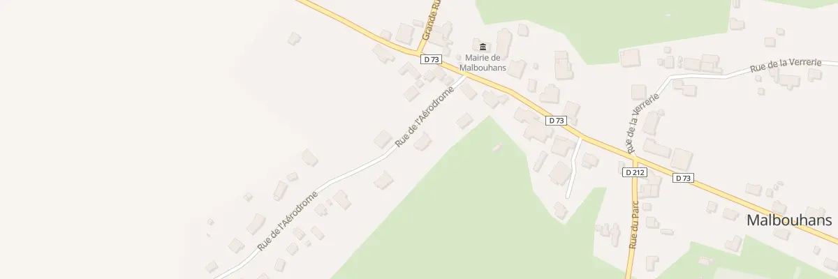Plan du 3 Rue de l’Aérodrome à Malbouhans