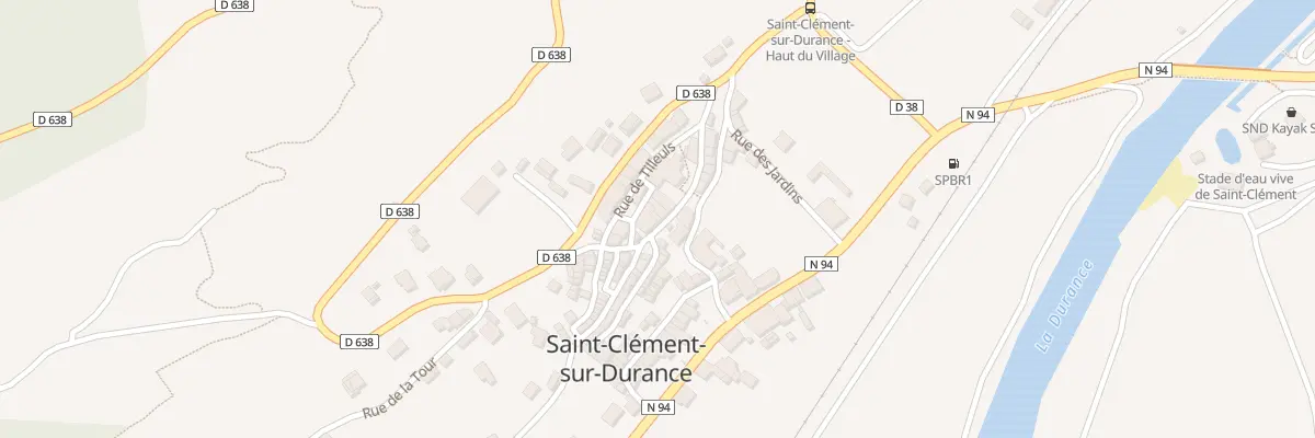 Plan du 13 Pl du Four à Saint-Clément-sur-Durance