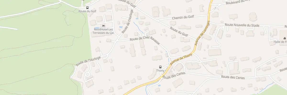 Plan du 6 Rte De Chez Ravasse à Évian-les-Bains