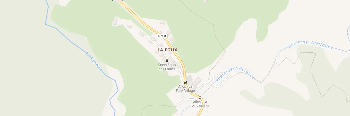 Plan du 82 Che du Village à Allos