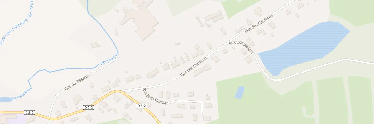 Plan du 13 Rue des Carrières à La Côte