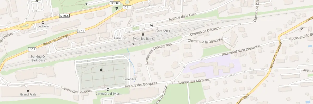 Plan du 12 Av Des Chataigniers à Évian-les-Bains
