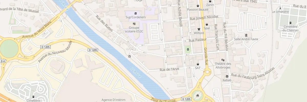 Plan du 2C Rue Pasteur à Cluses