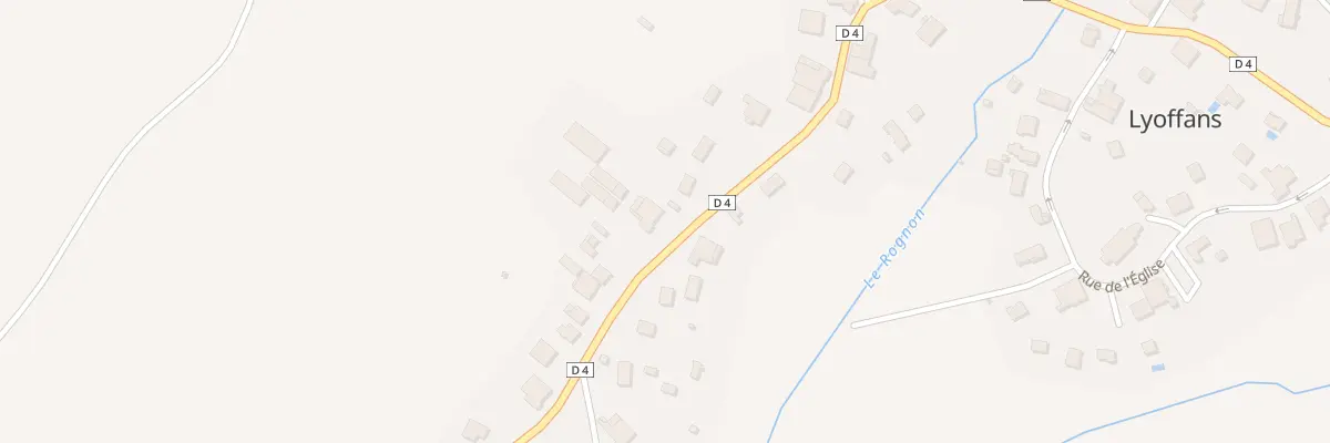 Plan du 24 Rue de la Forge à Lyoffans