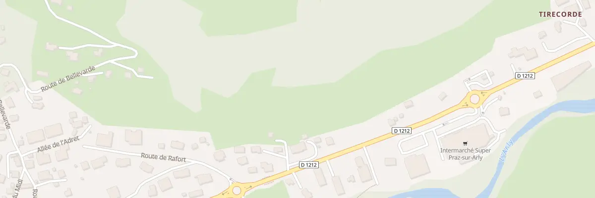 Plan du 597 Rte de Megève à Praz-sur-Arly