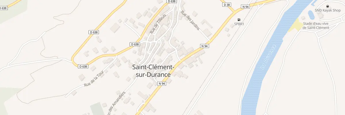 Plan du 282 Rte du Pli Couché à Saint-Clément-sur-Durance