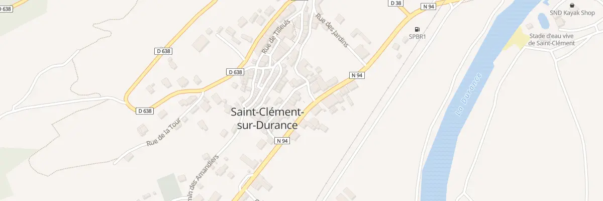 Plan du 288 Rte du Pli Couché à Saint-Clément-sur-Durance