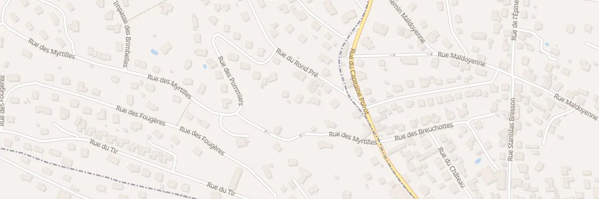Plan du 11 Rue du Rond Pré à Saint-Nabord