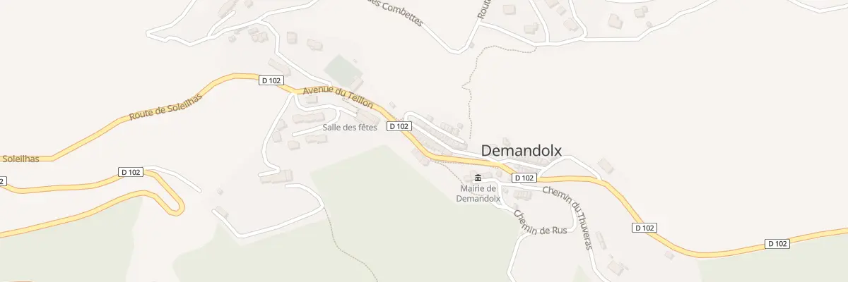 Plan du 5031 Le Village à Demandolx