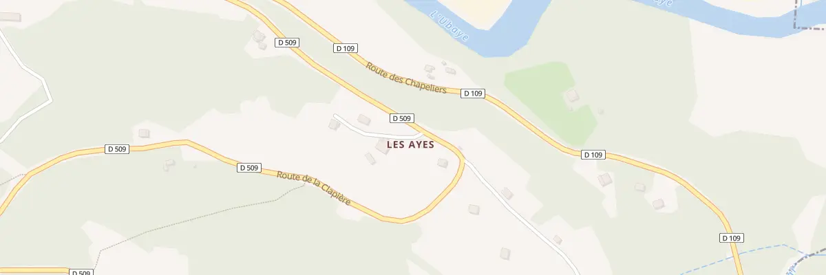 Plan du 400 Rte de la Clapière aux Thuiles