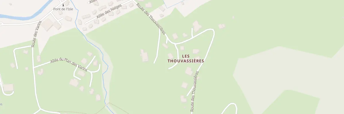 Plan du 5001F Les Thouvassieres à Praz-sur-Arly
