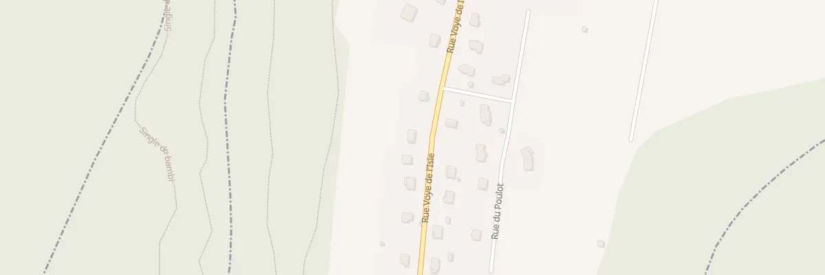 Plan du 19 Rue Voye de l’Isle à Étrappe