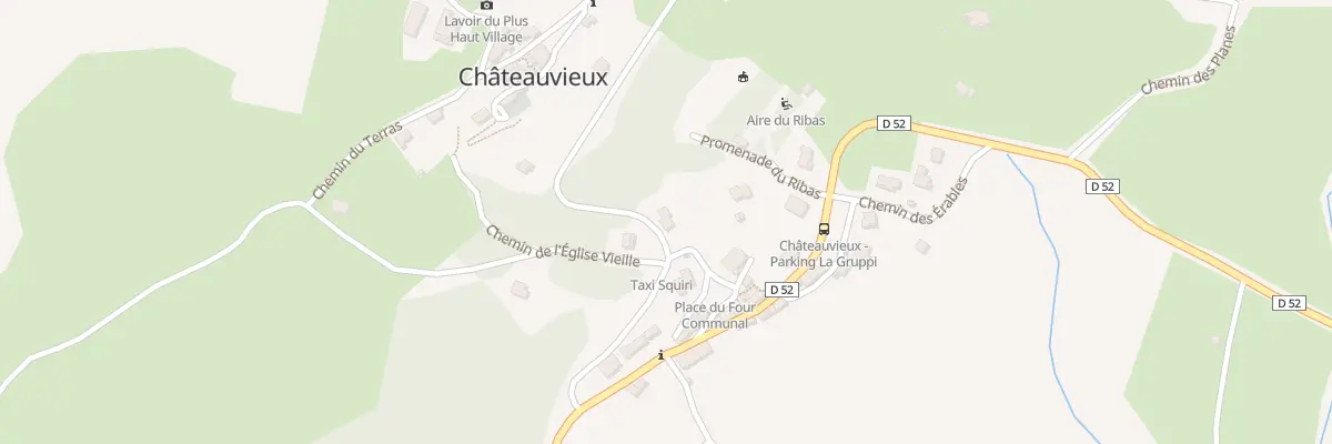 Plan du 5024 Le Plus Bas Village à Châteauvieux