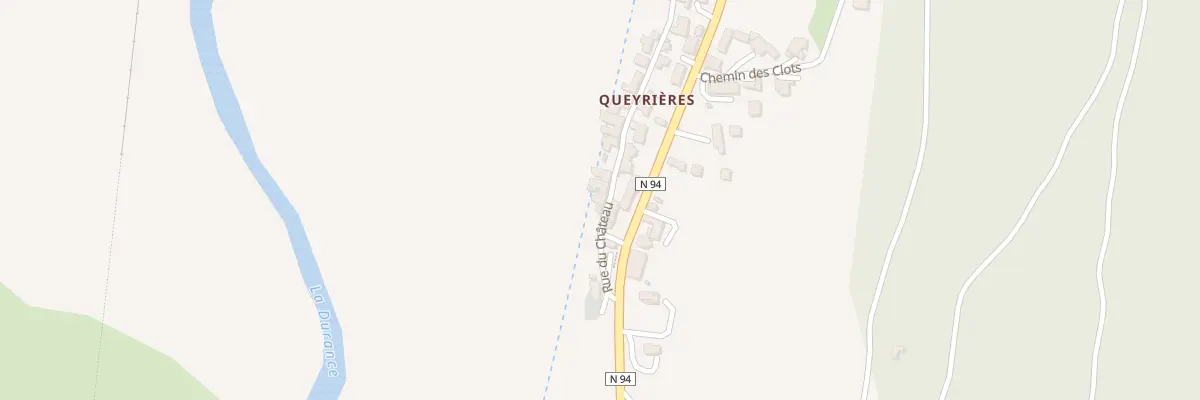Plan du 286 Rue du Château à Saint-Martin-de-Queyrières
