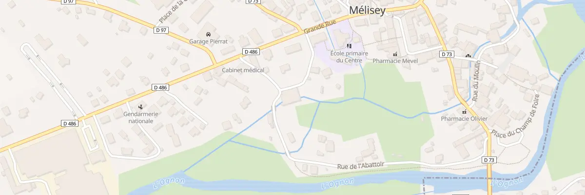 Plan du 5 Rue de l’Abattoir à Mélisey