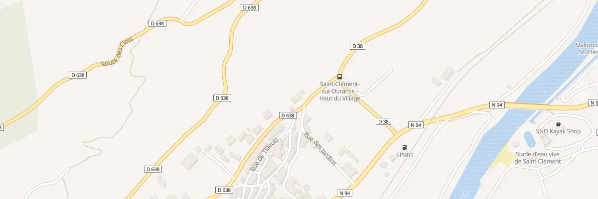 Plan du 216 Rte des Clots à Saint-Clément-sur-Durance