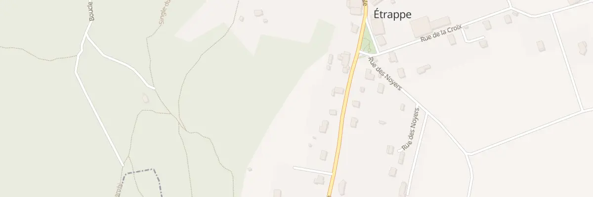 Plan du 35 Rue Voye de l’Isle à Étrappe