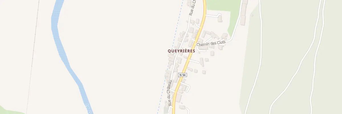 Plan du 234 Rue du Château à Saint-Martin-de-Queyrières