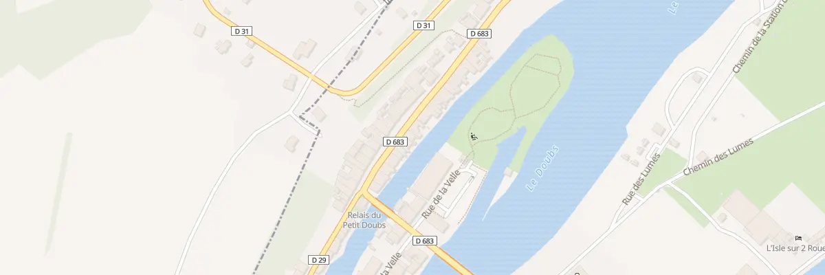 Plan du 16 Grande Rue à L’Isle-sur-le-Doubs