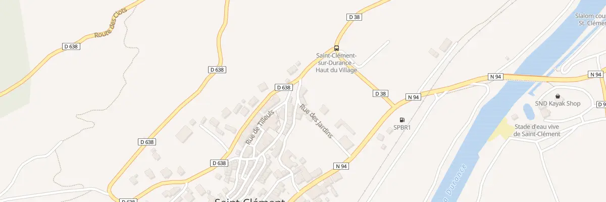 Plan du 126 Rue des Jardins à Saint-Clément-sur-Durance