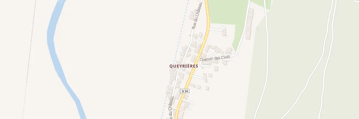 Plan du 5848 Queyrieres à Saint-Martin-de-Queyrières