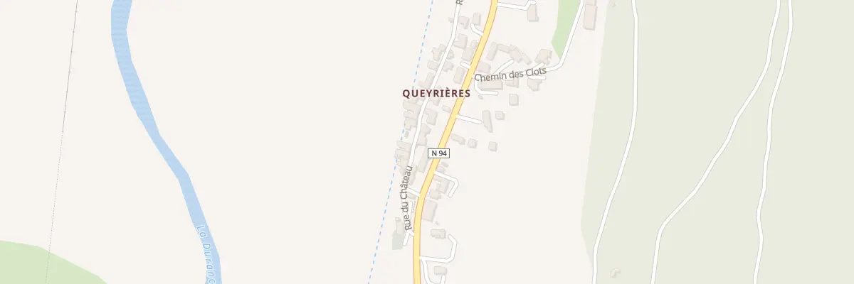 Plan du 269 Rue du Château à Saint-Martin-de-Queyrières