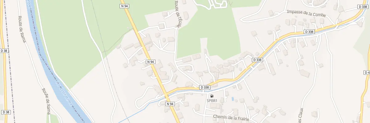 Plan du 5756F La Fare à La Roche-de-Rame