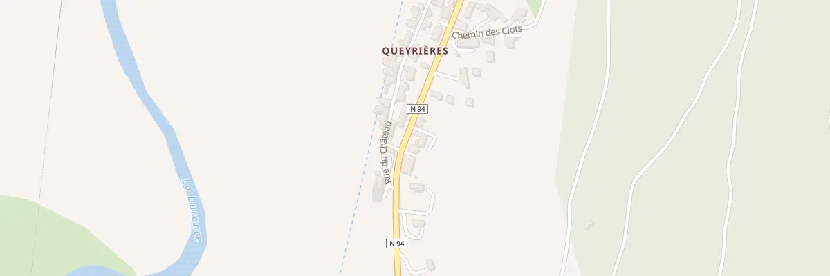 Plan du 317 Rte Nationale de Queyrières à Saint-Martin-de-Queyrières