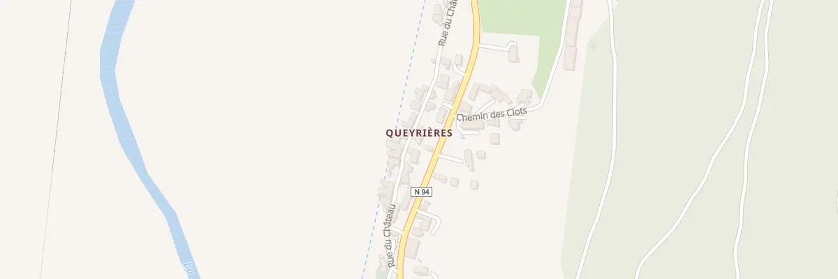 Plan du 205 Rue du Château à Saint-Martin-de-Queyrières