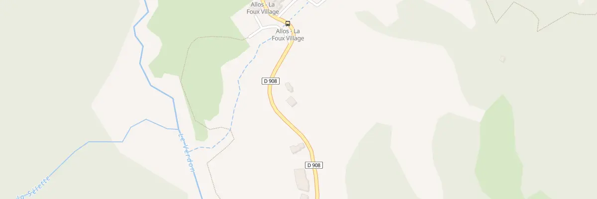 Plan du 5588 Rte de la Foux à Allos