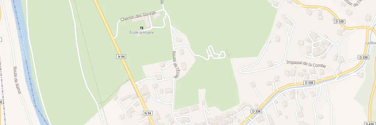 Plan du 5137 La Fare à La Roche-de-Rame