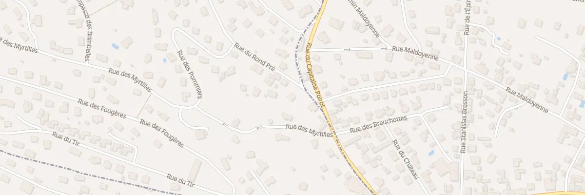 Plan du 3 Rue du Rond Pré à Saint-Nabord