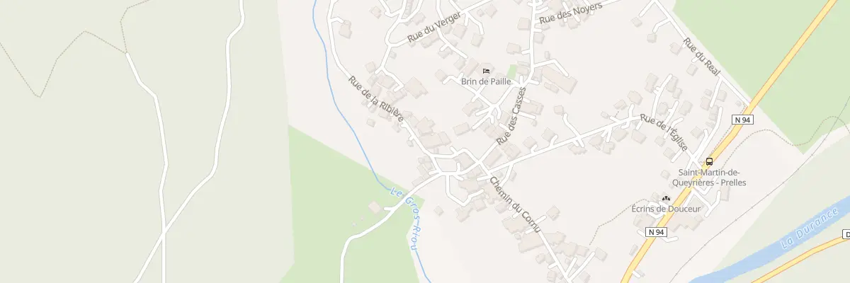 Plan du 14 Rue de la Ribière à Saint-Martin-de-Queyrières