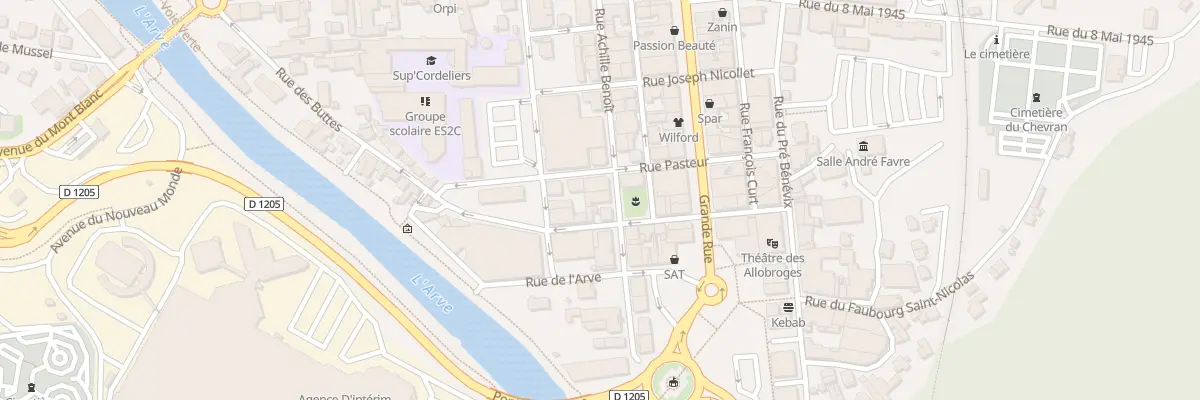 Plan du 53 Rue Achille Benoît à Cluses