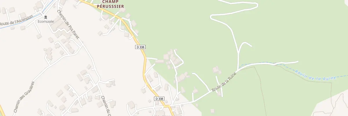 Plan du 5205 Les Bruns à La Roche-de-Rame