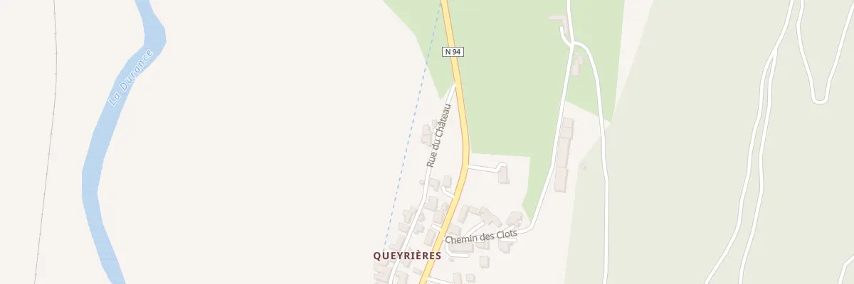 Plan du 68 Rue du Château à Saint-Martin-de-Queyrières