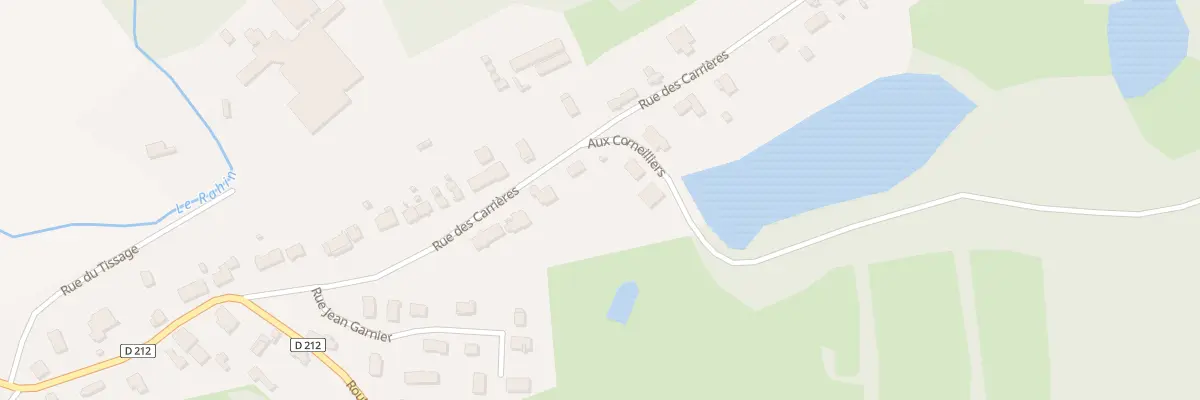 Plan du 8 Rue des Carrières à La Côte