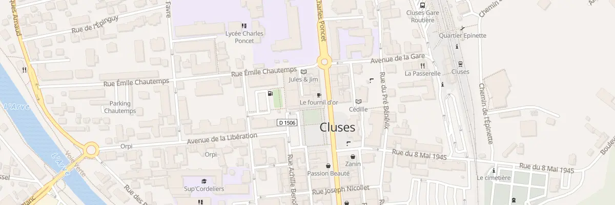 Plan du 113 Pl Charles De Gaulle à Cluses