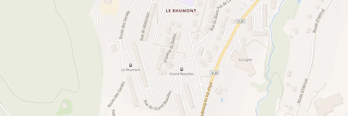 Plan du 32 Imp du Baillot à Remiremont